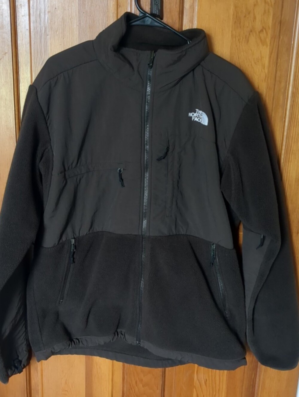 The North Face Men's Brown Two-Texture Hybrid Jacket Large
